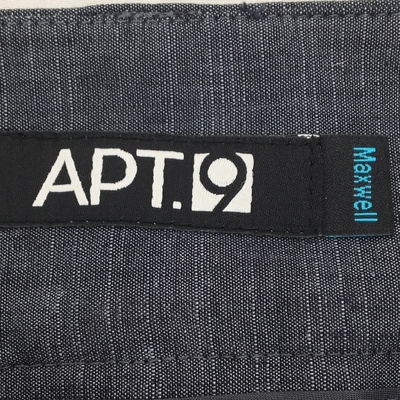 Apt 9 Dress Maxwell Gray Bermuda Shorts Size 8 EXCELLENT Condition - Picture 7 of 8